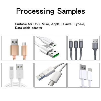 USB кабель данных клеевая линия Процессная машина Легкая эксплуатация Полуавтоматический очистительный диспенсер