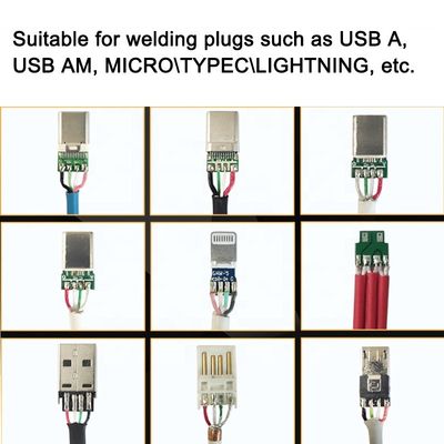 Машины для изготовления кабелей USB для резки, снятия и пайки терминалов типа C