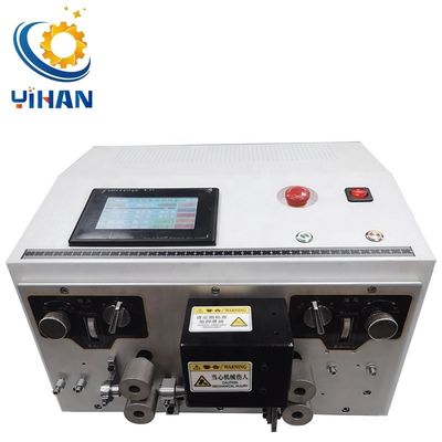 YH-900-08 сенсорный экран Автоматическая машина для отсечения и резки проводов для онлайн-поддержки