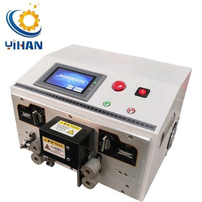 YH-900-08 сенсорный экран Автоматическая машина для отсечения и резки проводов для онлайн-поддержки