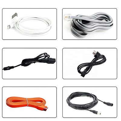 Полуавтоматическая машина для намотки USB плоского кабеля данных YH-200W для плоского кабеля ленты